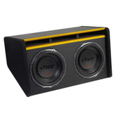 Vibe SLICKMIT12T-V3 12" Twin Passive Enclosure Subwoofer 3000W